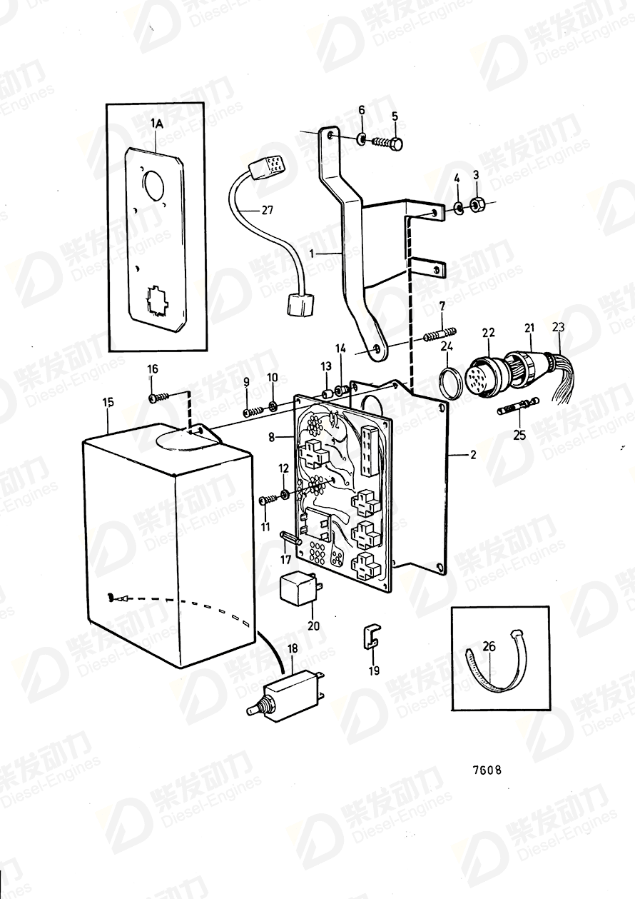 volvo penta Bracket 846723 Drawing volvo penta Bracket 846723 Drawing